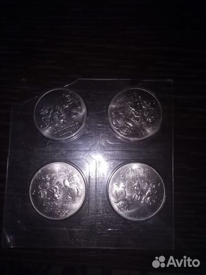 Монеты 25 р. олимпиады Сочи 2014