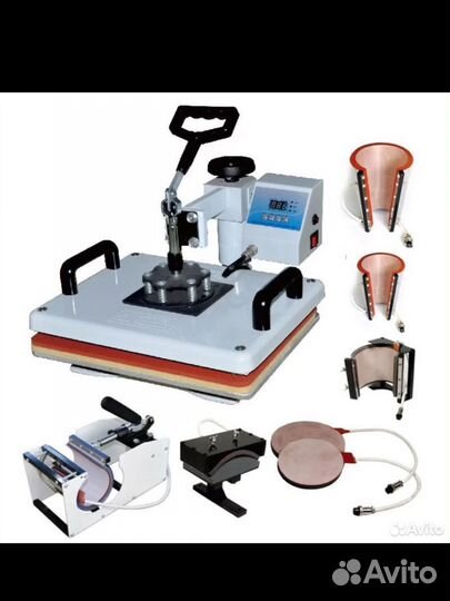 Термопресс 5 в 1 + принтер снпч epson