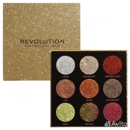 Палетка глиттеров Midas Touch Makeup Revolution