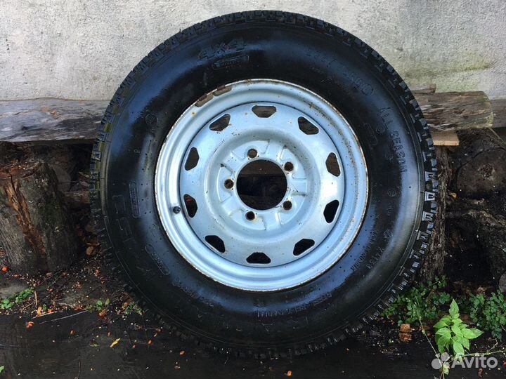 R16 КШЗ К-153 225/75, PCD 5x139.7 DIA 108