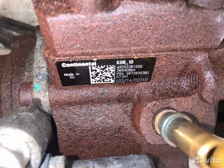 Тнвд Peugeot 308 1.6 HDI 9H05 2011