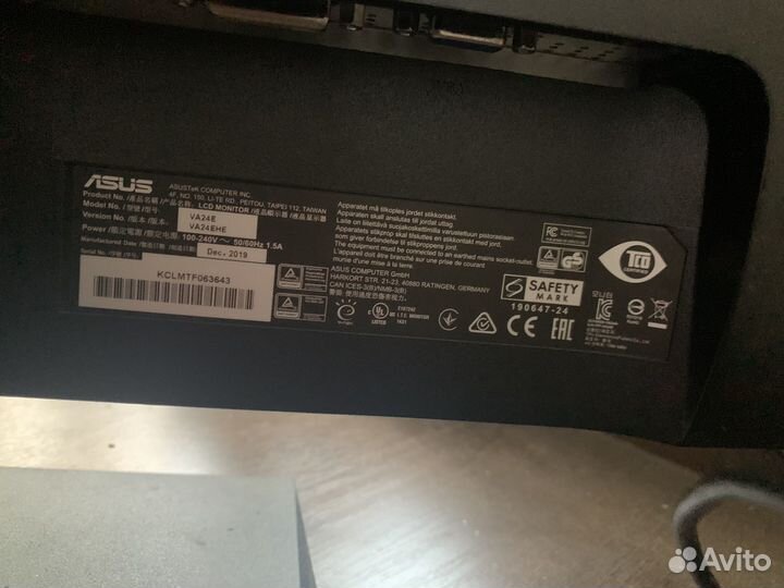 Монитор asus VA24EHE в идеальном состоянии