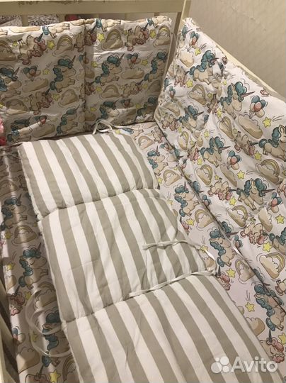 Бортики в детскую кроватку