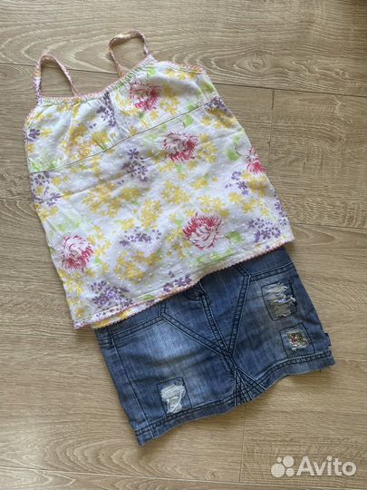 Пакет летних вещей доя девочки 116