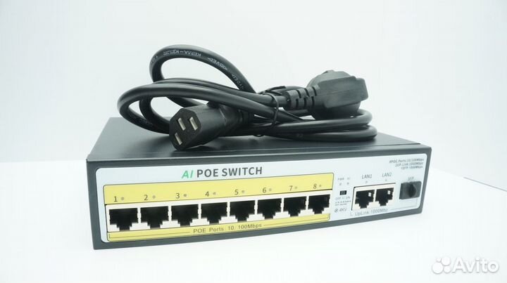 Новые гигабитные POE коммутаторы 8+2+SFP,пое свитч