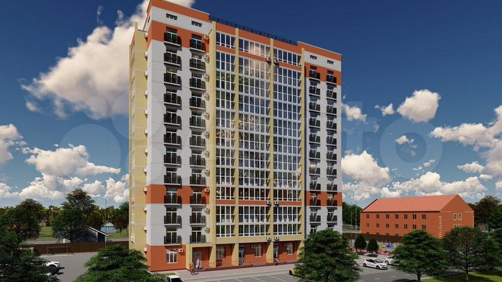 1-к. квартира, 58 м², 10/12 эт.