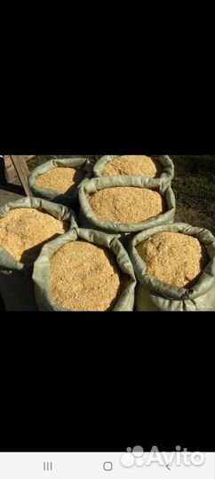 Опилки стружка в мешках