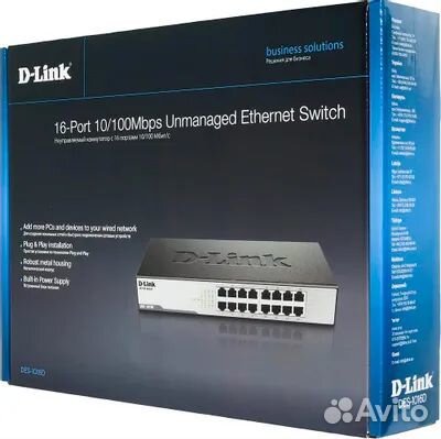 Коммутатор D-Link DES-1016D Fast E-net Switch 1