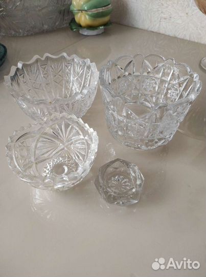 Вазы хрустальные СССР