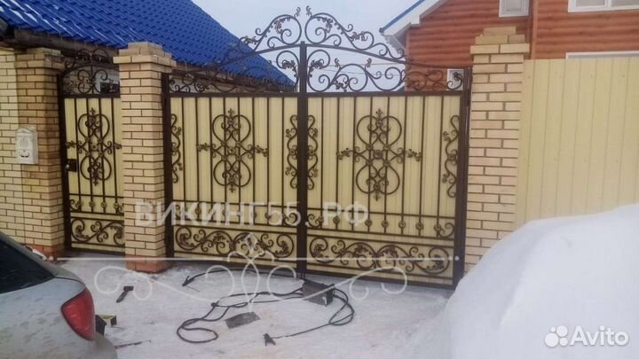 Кованые ворота и калитки