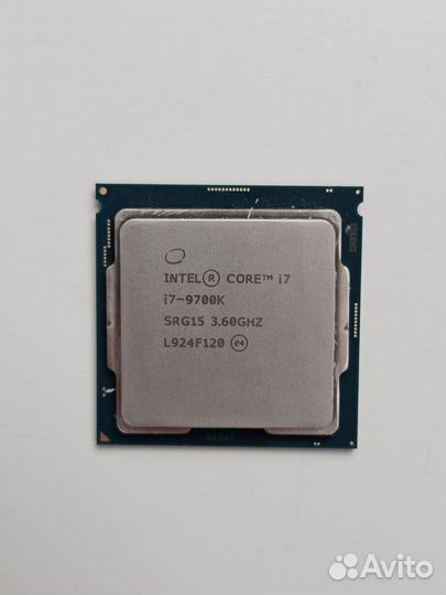 Процессор Intel Core i7 9700k