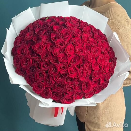 Букет роз 51 101 роза