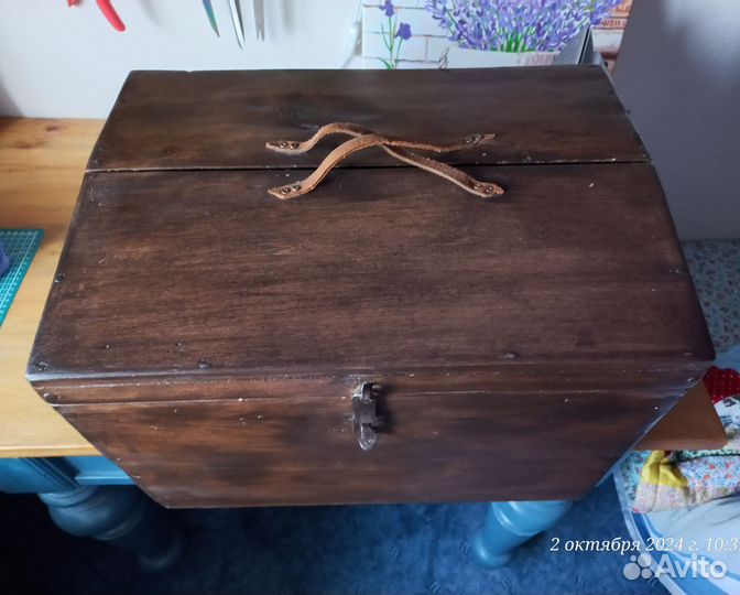 Небольшой Сундук деревянный старинный