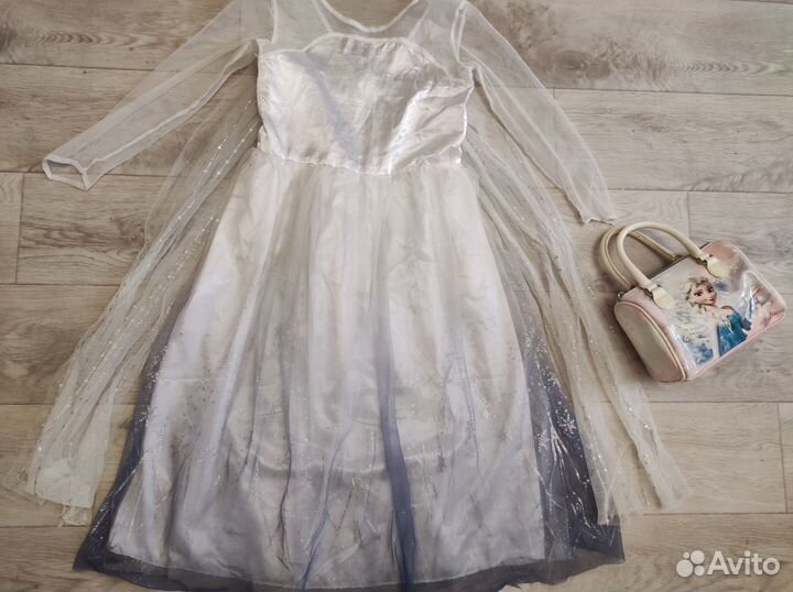 Платье Эльзы и сумка Холодное сердце