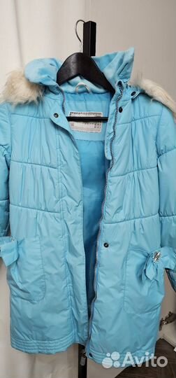 Пальто для девочки зимние Lenne