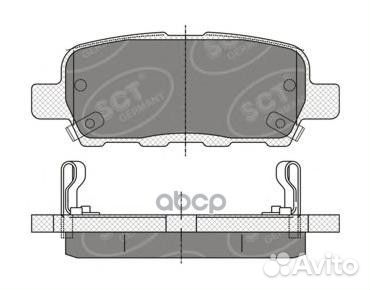 Колод. торм.перед. niss qashqai 07/11/X-trail
