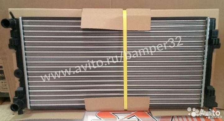 Радиатор охлаждения двигателя фольксваген поло