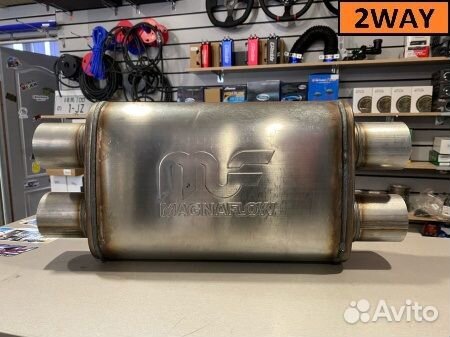 Бочка выхлопная Magnaflow выхода Х63х4 длина 355мм
