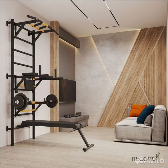 Шведская стенка Рекорд Х4 с опорой на пол