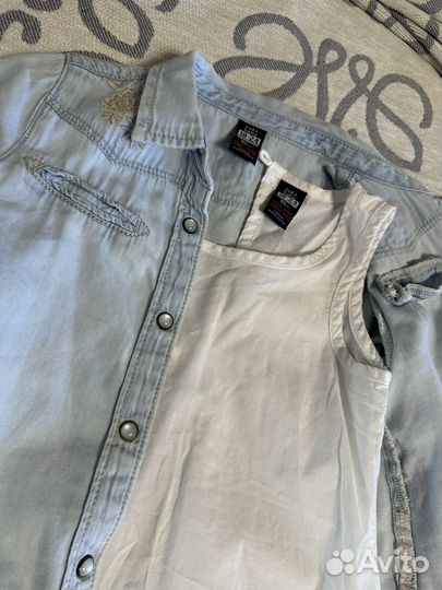 Рубашка платье Zara