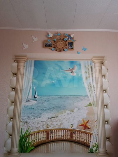 2-к. квартира, 54 м², 1/2 эт.