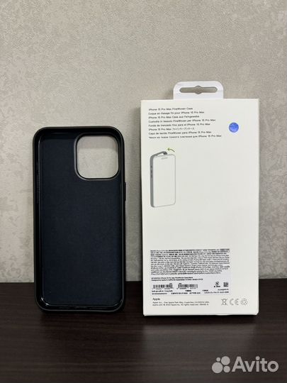 Чеxол iРhоne 15 Рro Mаx FinеWoven Сase Black