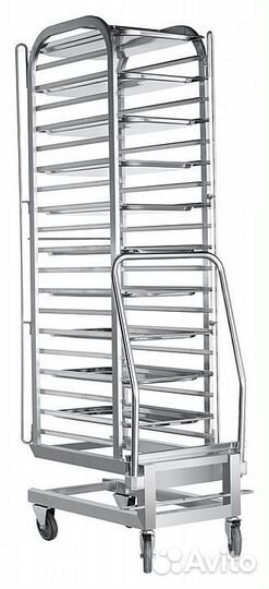 Пароконвектомат Abat пка 20-1/1пп2 + тележка на 20