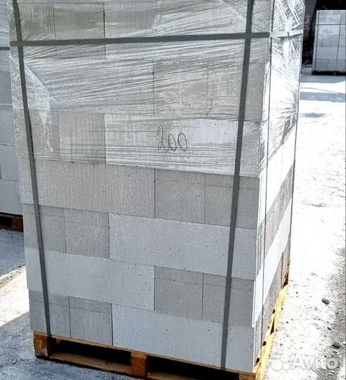 Газоблок 100х200х600