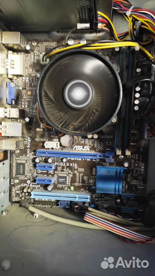 Материнка 1155 с Intel Core i3-2120 и память 4 gb