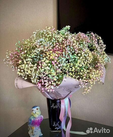 Гипсофила радужная WOW букет