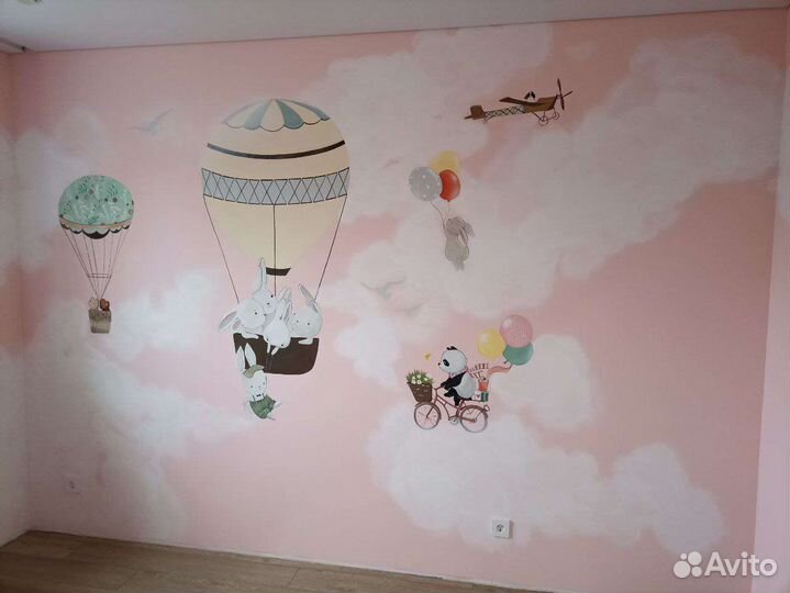 Художественная роспись стен, аэрография, граффити