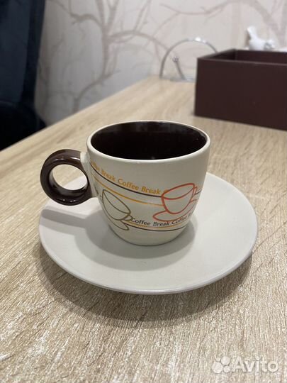 Кофейный набор, 12 предметов (6 персон), керамика