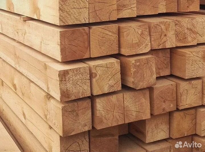 Доска обрезная 40х150х6000 На обрешётку