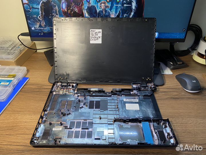 Поддон + крышка матрицы Acer Aspire E5-511,551,571