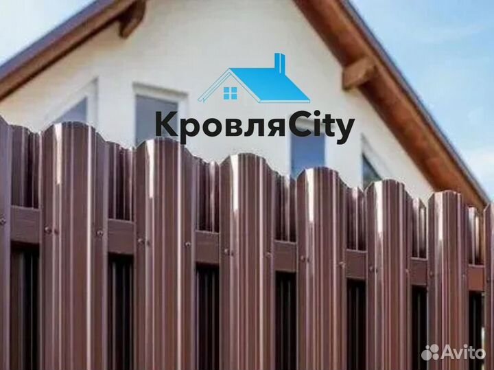 Штакетник для забора / евроштакетник