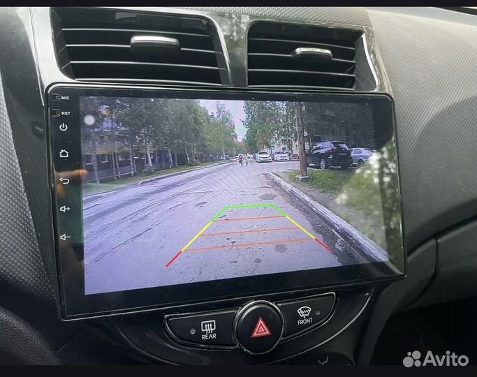 Магнитола android на hyundai solaris 1