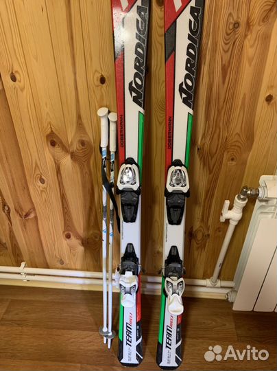 Горные лыжи детские комплект