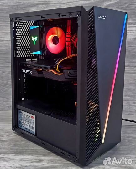 Игровой системный блок i3 12100f/rx590/16g