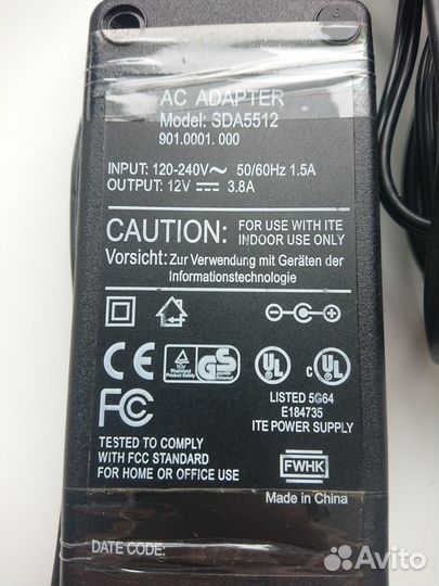 Блок питания для ноутбука SDA5512