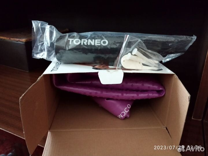 Мяч гимнастический Torneo 65 см, с насосом