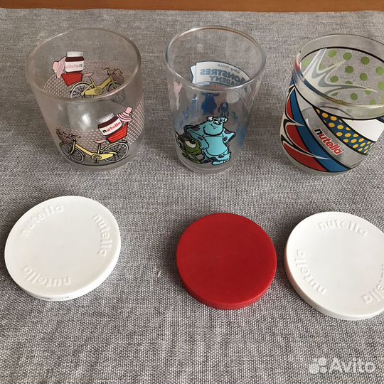 Стаканы коллекционные Nutella