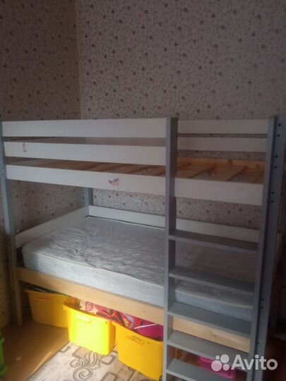 Кровать-чердак двухьярусная