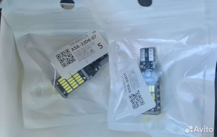 Автолампы светодиодные W5W 12V