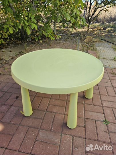 Детский стол и стул IKEA mammut маммут