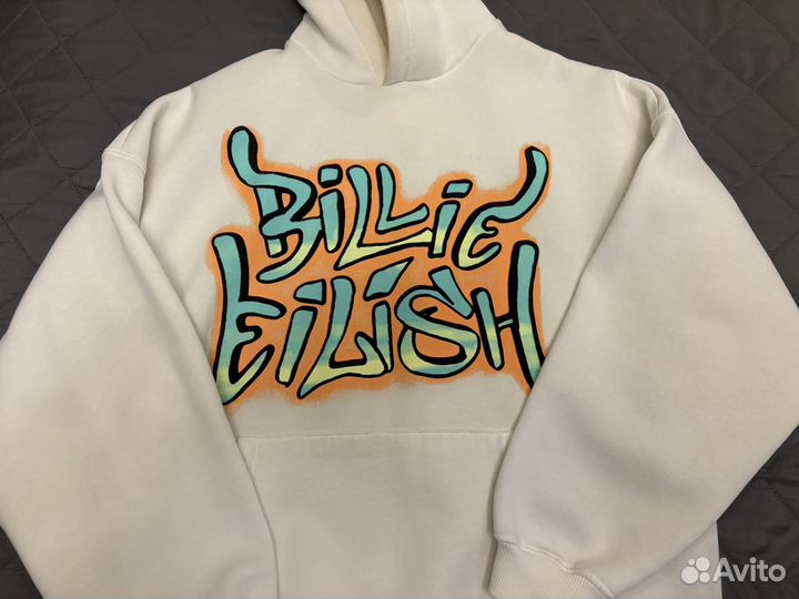 Толстовка белая Billie Eilish