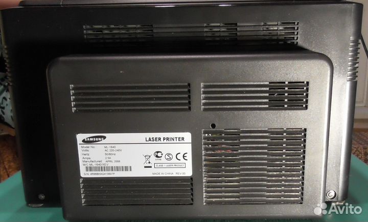 Принтер лазерный ч/б samsung ML- 1640 б/у