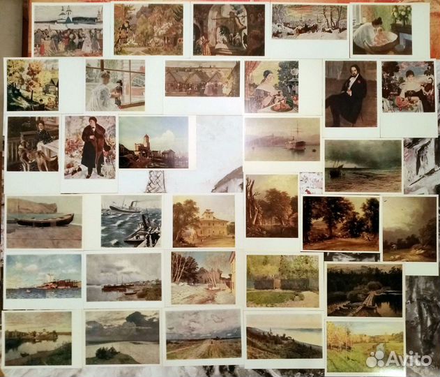 Открытки Русская и советская живопись, художники 3
