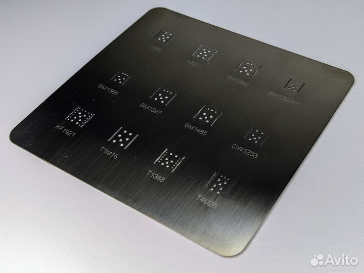 Универсальный трафарет для ребола asic чипов