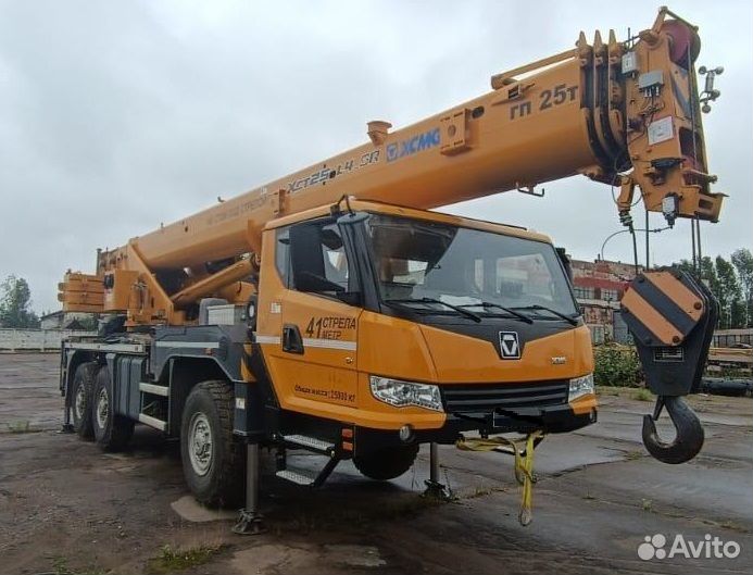 Аренда и услуги автокрана, 25 т, 41 м