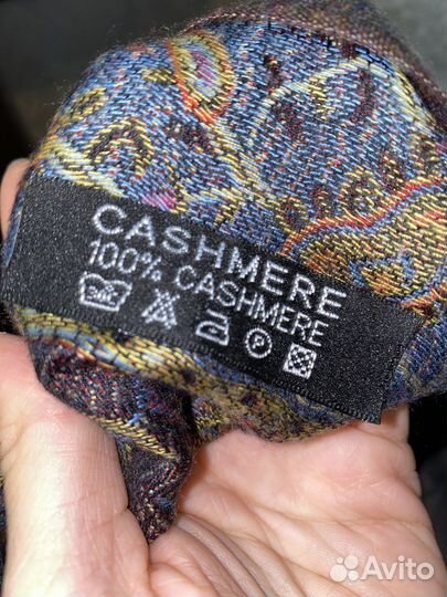 Кашемировые шарф новый